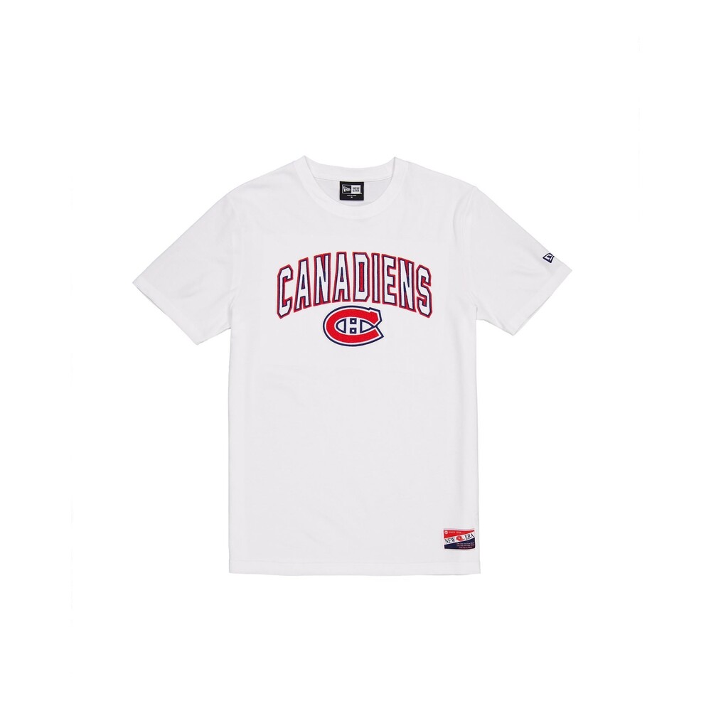 New Era Montreal Canadiens Throwback White T-Shirt - Size XL